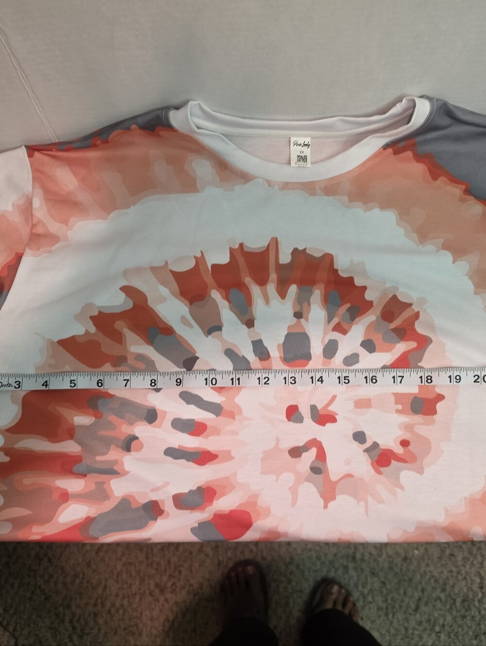 NWOT Pixie Lady Spiral tie-dye sweatshirt 2X - Picture 6 of 6